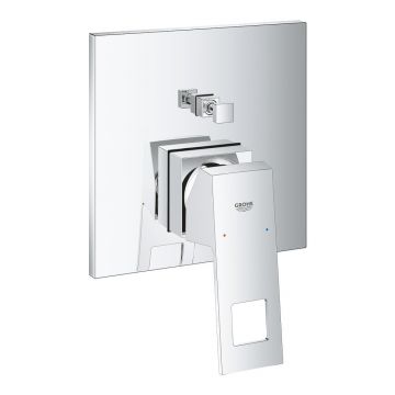 Baterie cada - dus incastrata Grohe Eurocube 2 functii crom