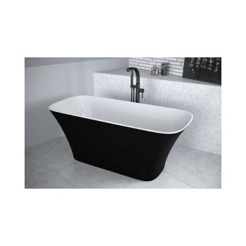 Cada frestanding Besco Assos alb-negru 160x70 cm