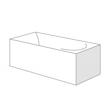 Panou lateral Radaway pentru cazi rectangulare 75cm  h56cm