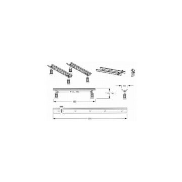 Set universal pentru fixare cada Ideal Standard