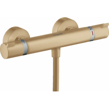 Baterie dus Hansgrohe Ecostat Comfort cu termostat, bronz periat