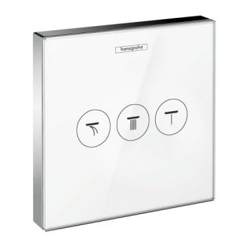 Divertor Hansgrohe ShowerSelect Glass pentru baterie dus cu 3 iesiri