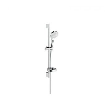 Set de dus Hansgrohe Crometta cu para 2 jeturi, bara, furtun si savoniera