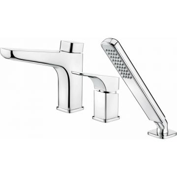 Baterie cada – dus Deante monocoamnda Hiacynt crom cu set de dus