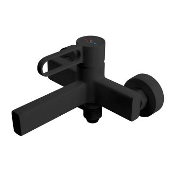 Baterie cada - dus FDesign Zaffiro monocomanda negru mat