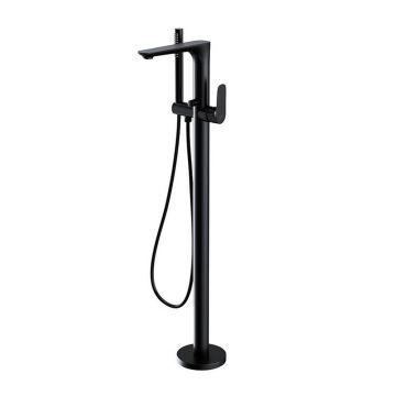 Baterie cada - dus freestanding Cersanit Crea monocomanda negru mat