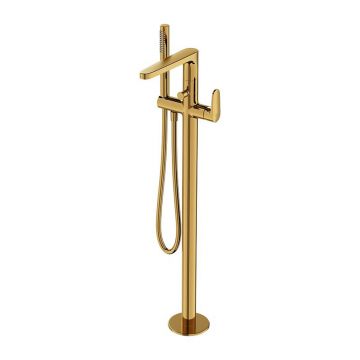 Baterie cada - dus freestanding Cersanit Inverto monocomanda auriu