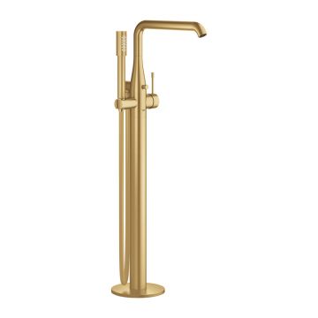 Baterie cada - dus freestanding Grohe Essence auriu periat Cool Sunrise