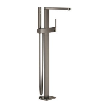 Baterie cada - dus freestanding Grohe Plus antracit periat Hard Graphite