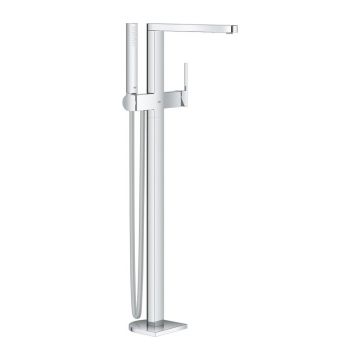 Baterie cada - dus freestanding Grohe Plus crom lucios