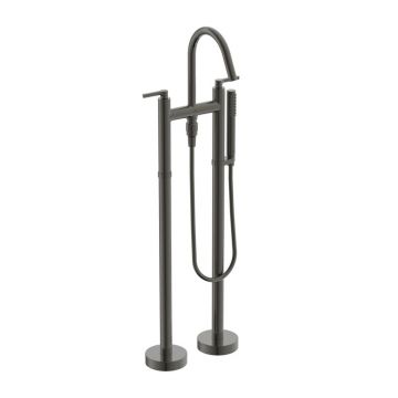 Baterie cada - dus freestanding Ideal Standard Atelier Joy Neo dubla comanda gri Magnetic Grey