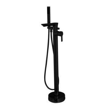 Baterie cada - dus freestanding Invena Glamour negru mat