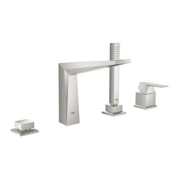 Baterie cada - dus Grohe Allure Brilliant 4 elemente crom periat Supersteel