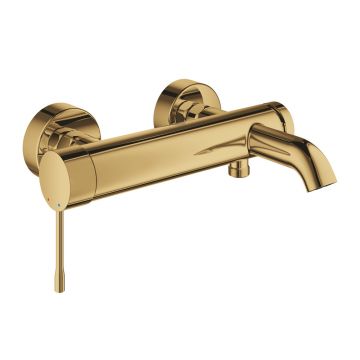 Baterie cada - dus Grohe Essence auriu lucios Cool Sunrise
