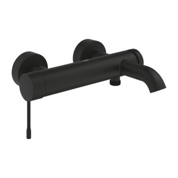 Baterie cada - dus Grohe Essence negru mat Phantom Black
