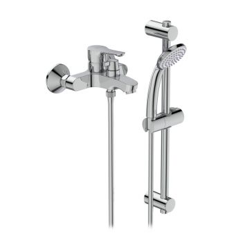 Baterie cada - dus Ideal Standard Alpha crom monocomanda cu set de dus