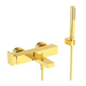 Baterie cada - dus Ideal Standard Atelier Extra auriu periat cu set de dus
