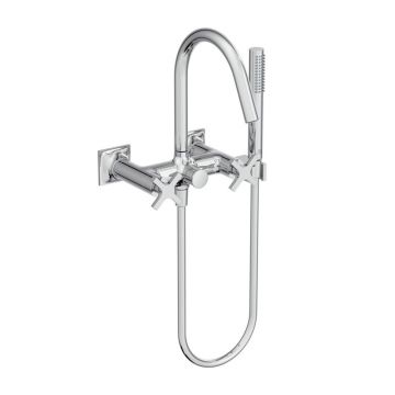 Baterie cada - dus Ideal Standard Atelier Joy Neo dubla comanda crom lucios cu set de dus