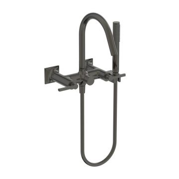 Baterie cada - dus Ideal Standard Atelier Joy Neo gri Magnetic Grey dubla comanda cu set de dus