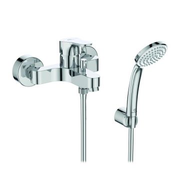 Baterie cada - dus Ideal Standard Cerabase crom lucios cu set de dus IdealRain