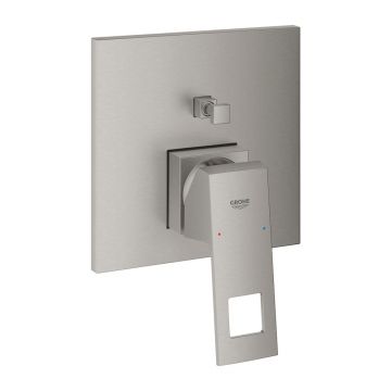 Baterie cada - dus incastrata Eurocube 2 iesiri crom periat Supersteel fara corp ingropat