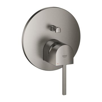 Baterie cada - dus incastrata Grohe Plus antracit periat Hard Graphite fara corp ingropat