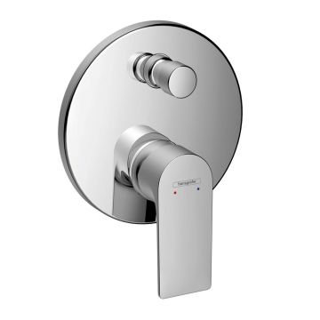Baterie cada - dus incastrata Hansgrohe Rebris E crom lucios