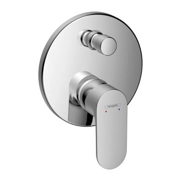 Baterie cada - dus incastrata Hansgrohe Rebris S crom lucios