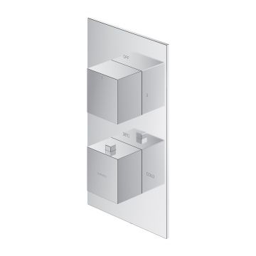 Baterie cada - dus incastrata Omnires Fresh termostatata fara corp ingropat