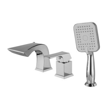 Baterie cada - dus Lemark Unit crom cu set de dus