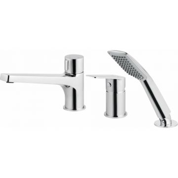 Baterie cada – dus monocomanda Deante Jasmin crom cu set de dus