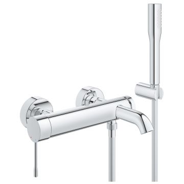 Baterie cada Grohe Essence cu set de dus crom