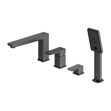 Baterie de cada/dus cu 4 elemente Omnires Parma grafit
