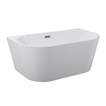 Cada freestanding Back-to-wall Besco Vica 170x80 cm alb
