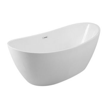 Cada freestanding Besco Ayla 170x80 cm alb lucios