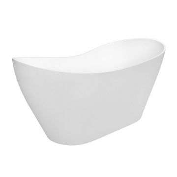 Cada freestanding Besco Viya 170x72 cm alb lucios