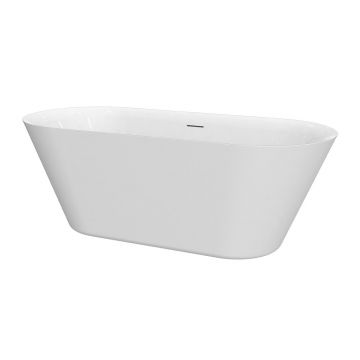Cada freestanding Florida Viva 168x75 cm alb