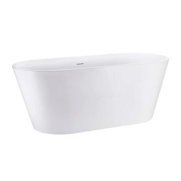 Cada freestanding Rea Milano 170x75 cm alb lucios