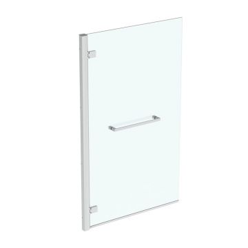 Paravan de cada batant Ideal Standard i.life 90x150 cm suport prosop argintiu stanga