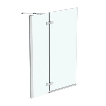Paravan de cada dublu Ideal Standard i.life 100x150 cm argintiu stanga