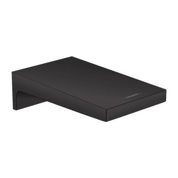 Pipa cada Hansgrohe Metropol negru mat 185 mm