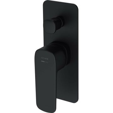 Baterie cada - dus monocomanda incastrata negru Cersanit Larga