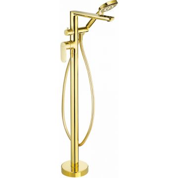 Baterie cada freestanding Deante Alpinia auriu