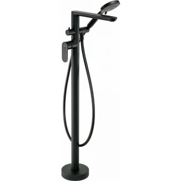 Baterie cada freestanding Deante Alpinia negru
