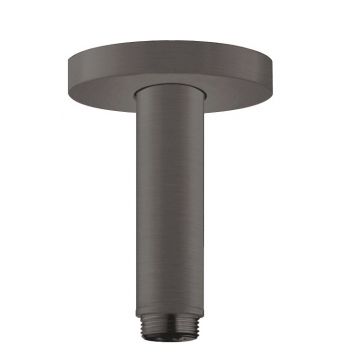 Brat de dus Hansgrohe S cu montare pe tavan 10cm negru periat