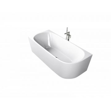 Cada baie freestanding cu montare pe colt 170 x 80 cm, stanga, Bella Casa Ciri