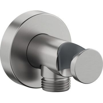 Conector fixfit Duravit Shower Roound cu agatatoare de dus inox periat