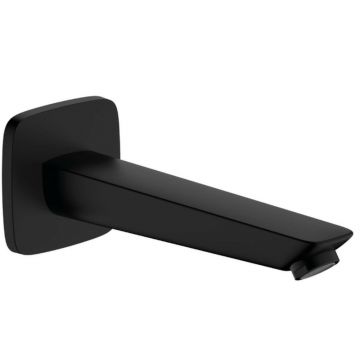 Pipa cada negru mat Hansgrohe Logis