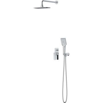 Set baterie cada - dus monocomanda incastrata Cersanit Larga