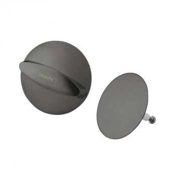 Set superior scurgere negru periat Hansgrohe Flexaplus